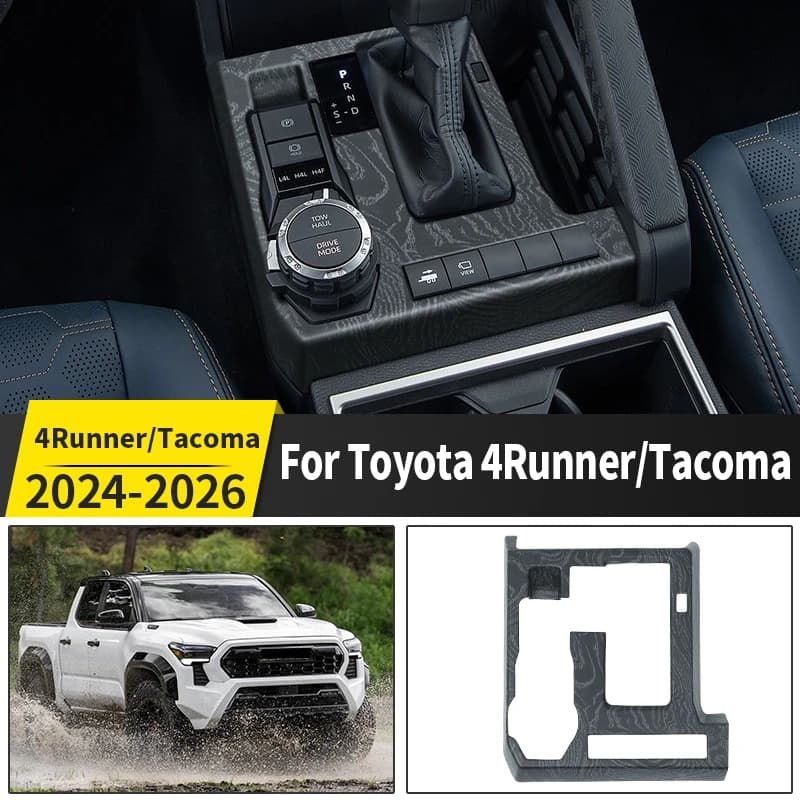 For Toyota 2024-2026 Tacoma 2025 4Runner N500 Central Control Panel ABS Material Precise Fit Interior Protection Accessories