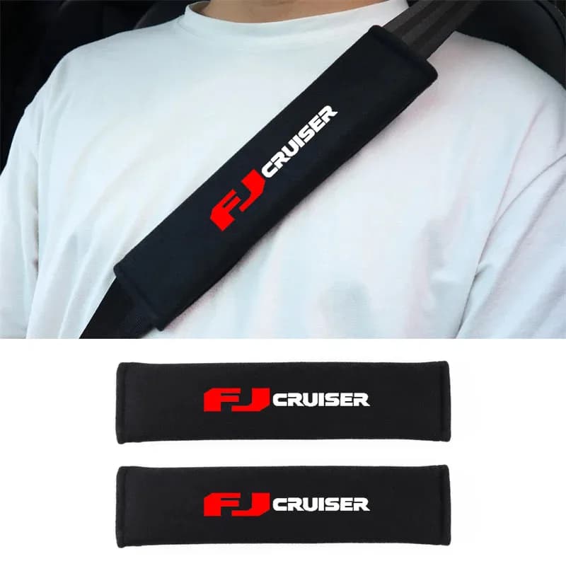 2Pcs Car Seat Belt Shoulder Protector Cover Safety Belt Padding Pad for FJ CRUISER Auto Accessories