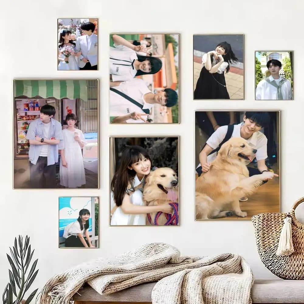 when i fly towards you Zhang Lurang Su Zaizai  Poster High Quality Dorm Living Room Aesthetic Wall Decoration Painting Stickers