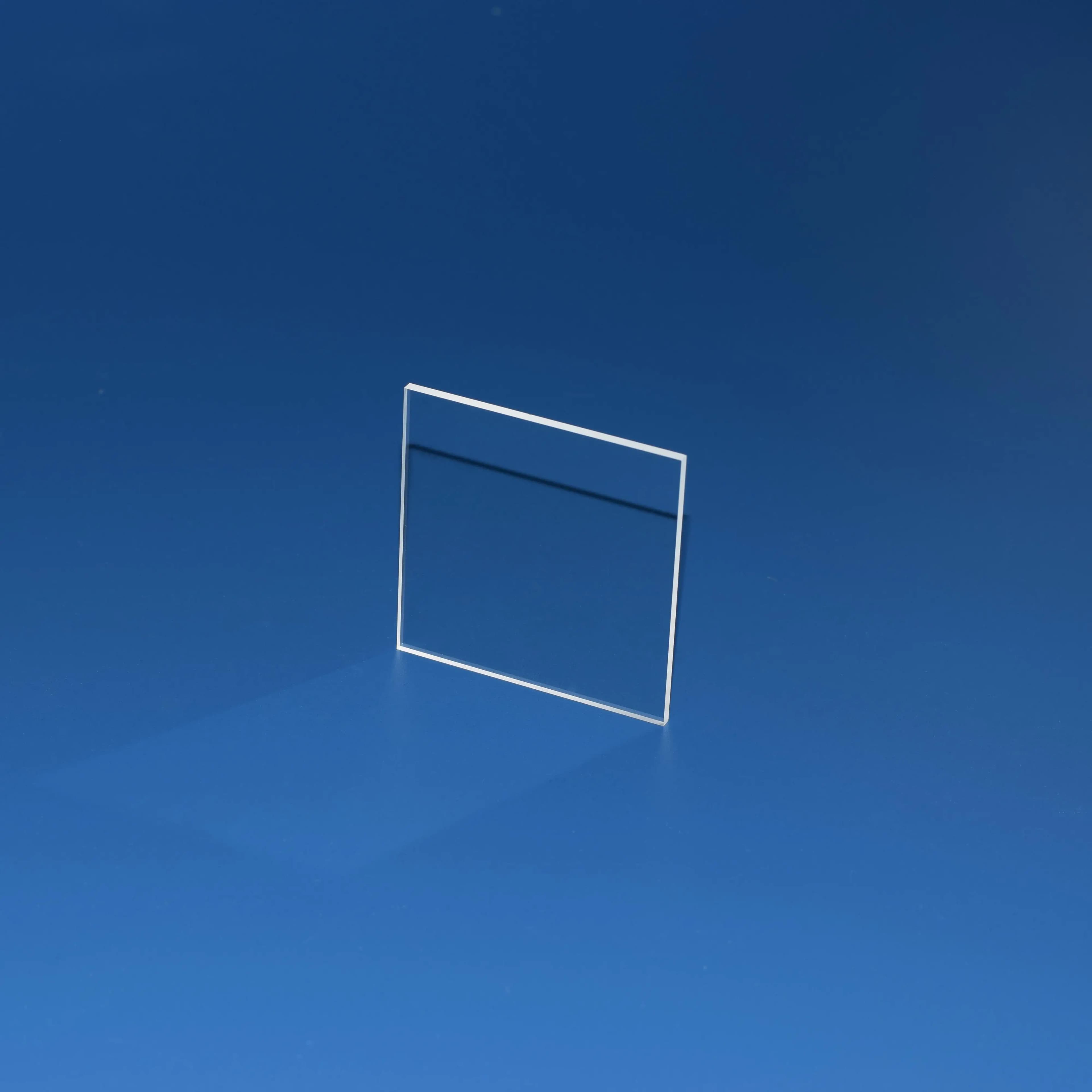 Custom Corning HPFS 7980 Fused Silica High Purity Quartz Glass Sheet Optical Glass Wafer 10x10x0.5/0.8mm 50x50x1/2mm