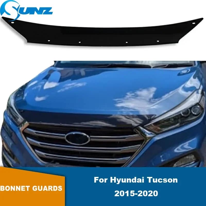 Bonnet Guard For Hyundai Tucson 2015 2016 2017 2018 2019 2020 Front Bug Shield Hood Deflector