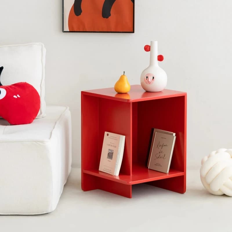 ‌Colorful Bauhaus Side Table Multi-Functional Designer End Table Modern Dopamine Styling Accent Table for Living Room Furniture