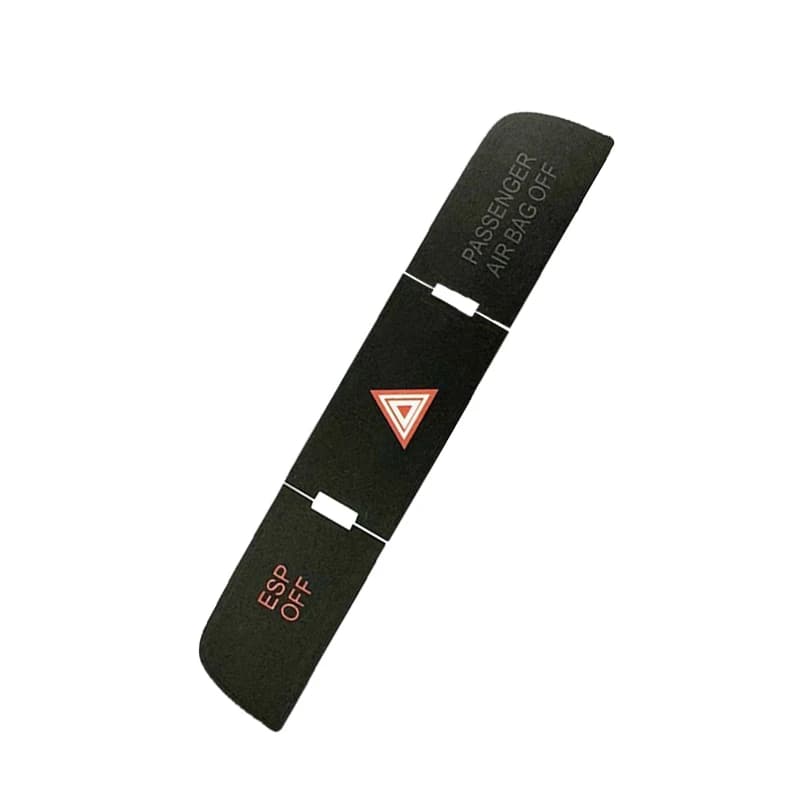 1pc Car ESP Emergency Stickers 20*130mm for Audi Q7 03-15 Vinyl Repair Worn Car Button Repair Stickers Prevent Sunlight