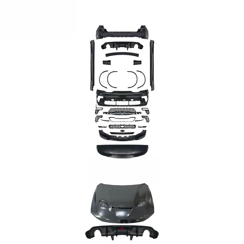ThrustWorks Premium Car Accsori Factory And Rear Bumper Front Lip Plastic Auto Parts Bodykit S High Quality
