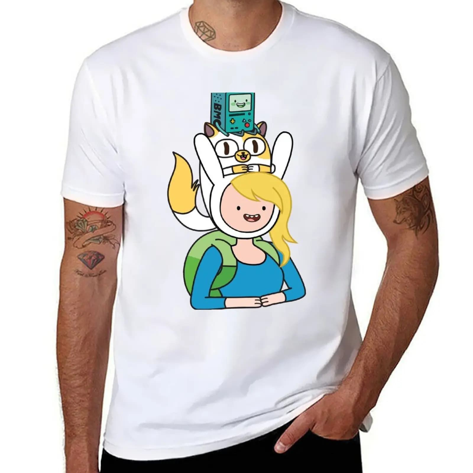 Fionna Cake BMO T-Shirt essential t shirt t shirts for man graphic funny T-Shirt