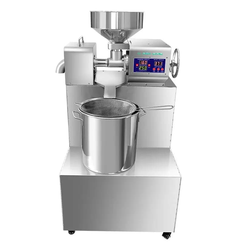 Electric 20-30kg/h Sunflower Seed Peanut Oil Extractor Screw Oil Press Machine/ Stainless Steel Cooking Oil Pressing Machine