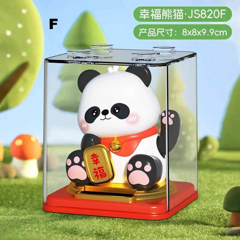 Cheng Du Panda Ornament Sichuan Cultural Creative Cute Waving Paw Smiling Face Tourism Specialty Car Office Decoration