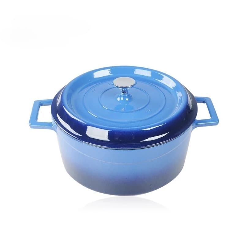 Turkish round cast iron pot, enamel pot factory price