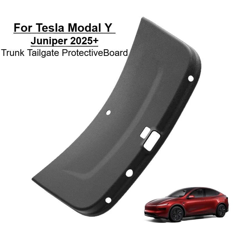 TPE Trunk Tailgate Anti‑Dirty Scratch Protection Pad Rear Cargo Door Protective Mat For Tesla Model Y Juniper Car Accessories