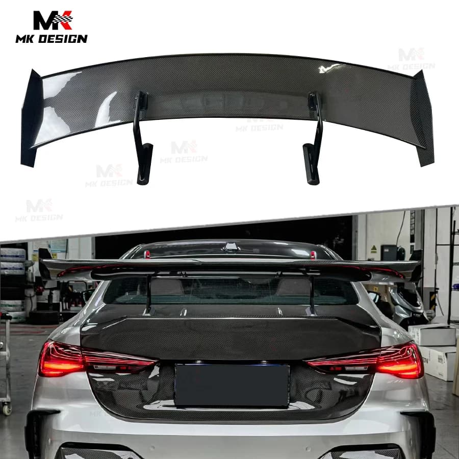 Pro Style Carbon Fiber Rear Swan Neck Wing for BMW 2 3 4 5 Series F87 G42 G22 G20 G30 G87 M2 F80 G80 M3 F82 G82 M4 F90 M5 Wings