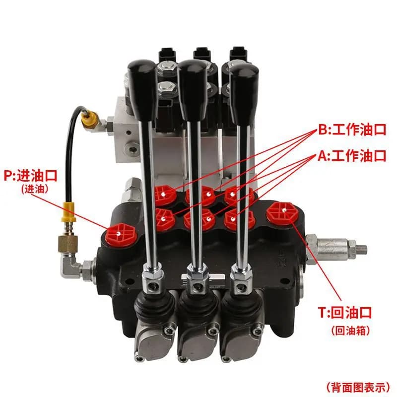 Hydraulic Valve Multi-way  Manual Reversing Valve P40/80/120 Integral Mechanical Parts Single and Two-way Reset and Positioning