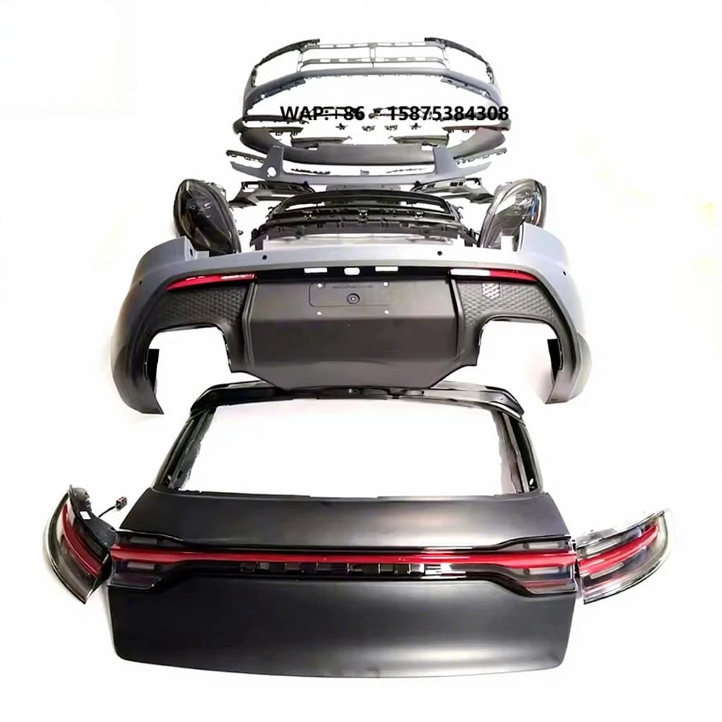 Body Kit for  2014 2020 Macan 95B.1 95B.2 Upgrade 95B.3 Complete Bodykit PP Materials Bumper Assembly Headlight