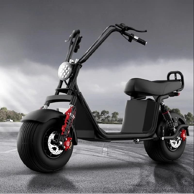 Upgraded wide tire electric vehicle battery car adult scooter bicycle scooter large tire