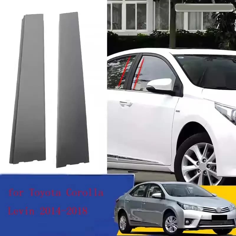 for Toyota Corolla Levin 2014-2018 center pillar exterior panel B-pillar window frame protective panel