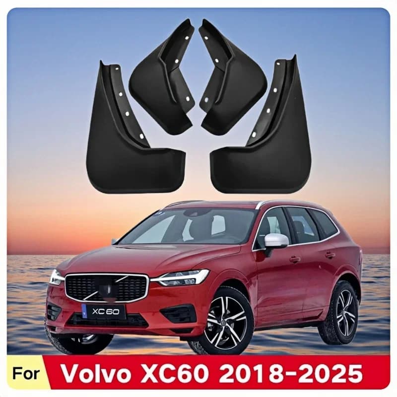 Mud Flaps For Volvo XC60 2018-2025 2020 2021 2022 2023 2024 Splash Guards Fender MudFlaps Front Rear Mudguards Car Accessories