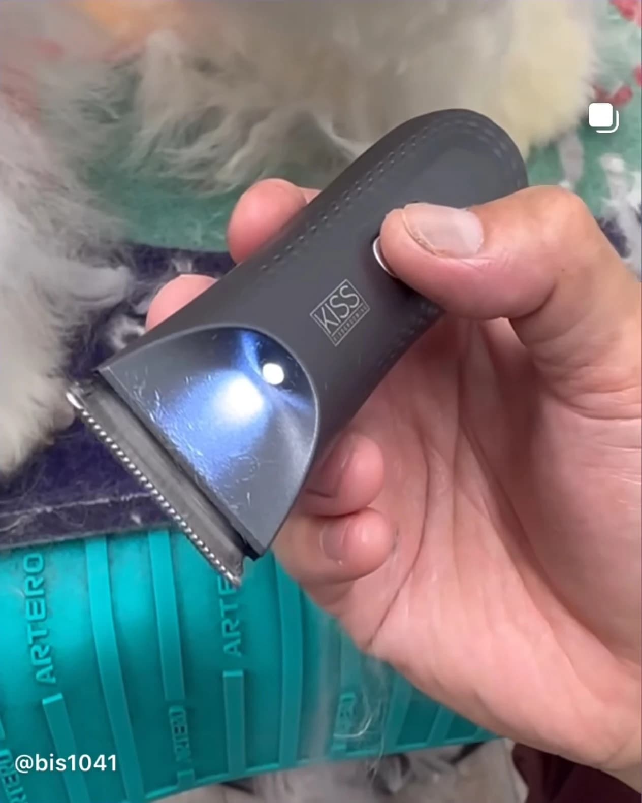 High Torque Pet Trimmer IPX7 Waterproof Leve LED Illumination Pet Hair Clipper Blade Trimmer Shaver