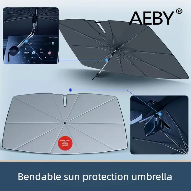 For BYD Atto 2 Smart Driving Editio 2024-2025 Car Sun Umbrella,Compact & Portable,UV protection,Dashboard Protector