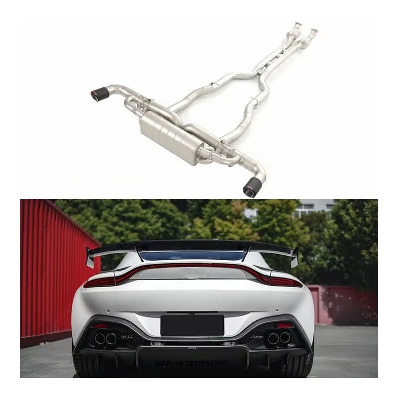 For Aston Martin Vantage 4.0T Stainless Steel 304 High-performance Valve Complete Exhaust System Muffler Pipe