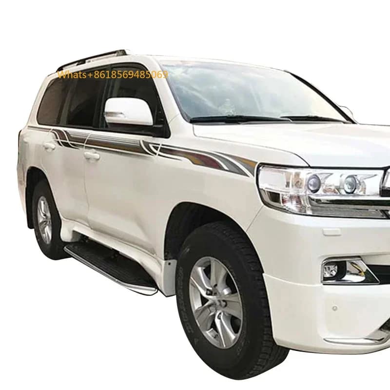 Side Steps Automatic Aluminium Alloy Running Board   LC200 2010-2015