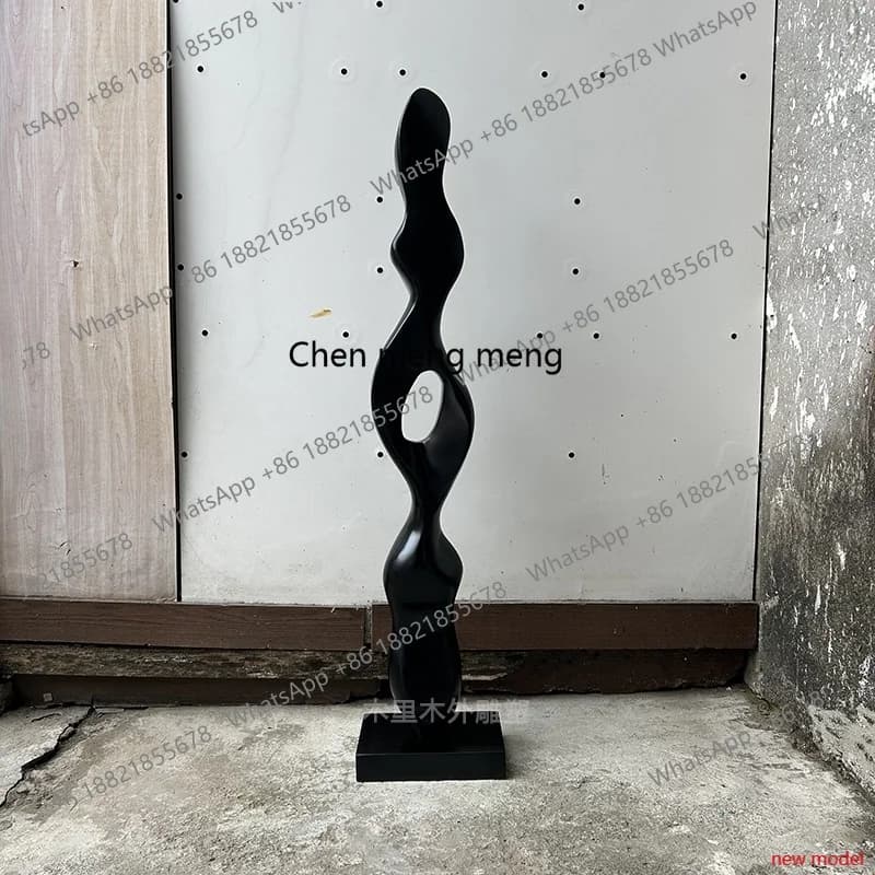 H178Home entrance entrance vertical height wood carving art ornaments restaurant restaurant solid wood creative art installation