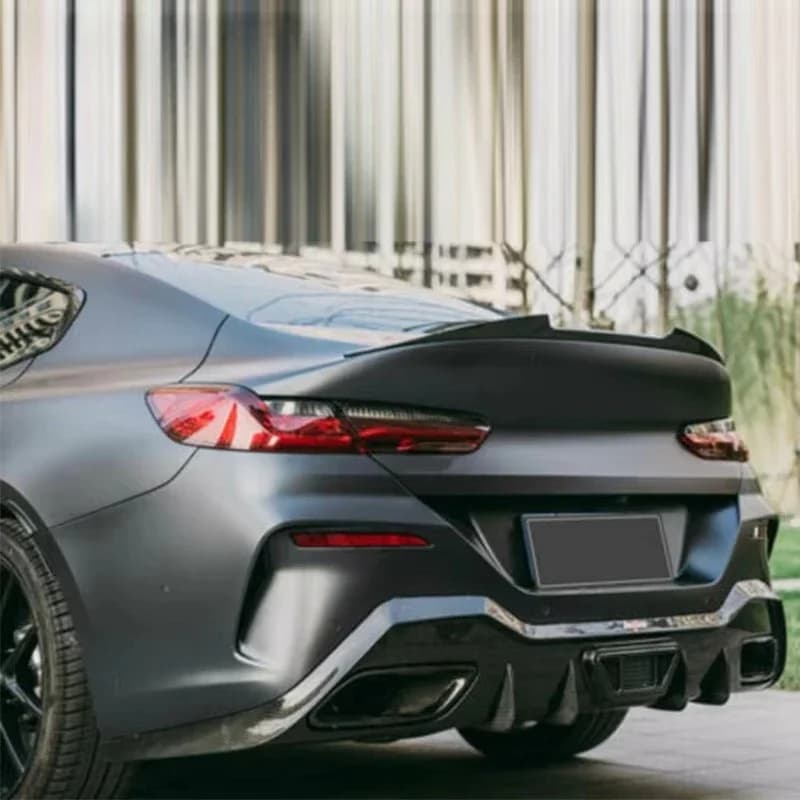PSM Style Dry Carbon Ducktail Spoiler Rear Trunk Lip Tail Wing for  8 Series G15 F92 M8 2020+