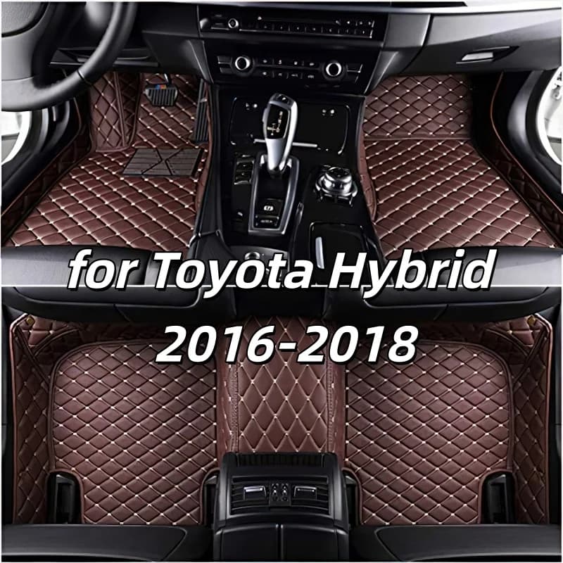 Floor Mats for Toyota Hybrid 2016-2018 Custom Fit Waterproof Automotive Car Accessories interior