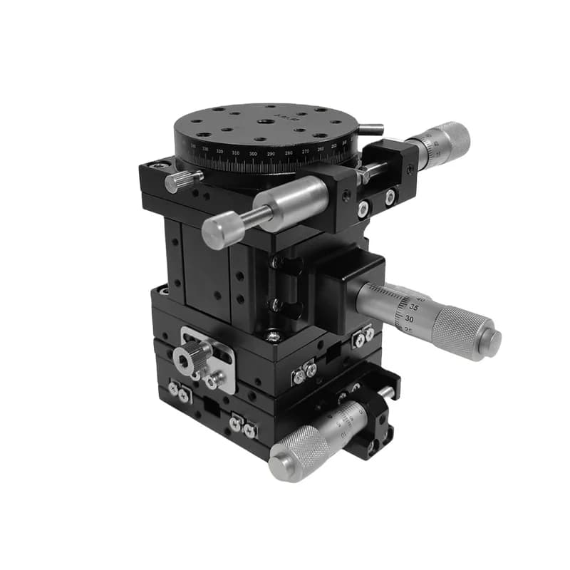 High Precision 60*60mm XY Translation Stage Linear Stage XYZ Linear StageWith Micrometer Heads for Test Instruments