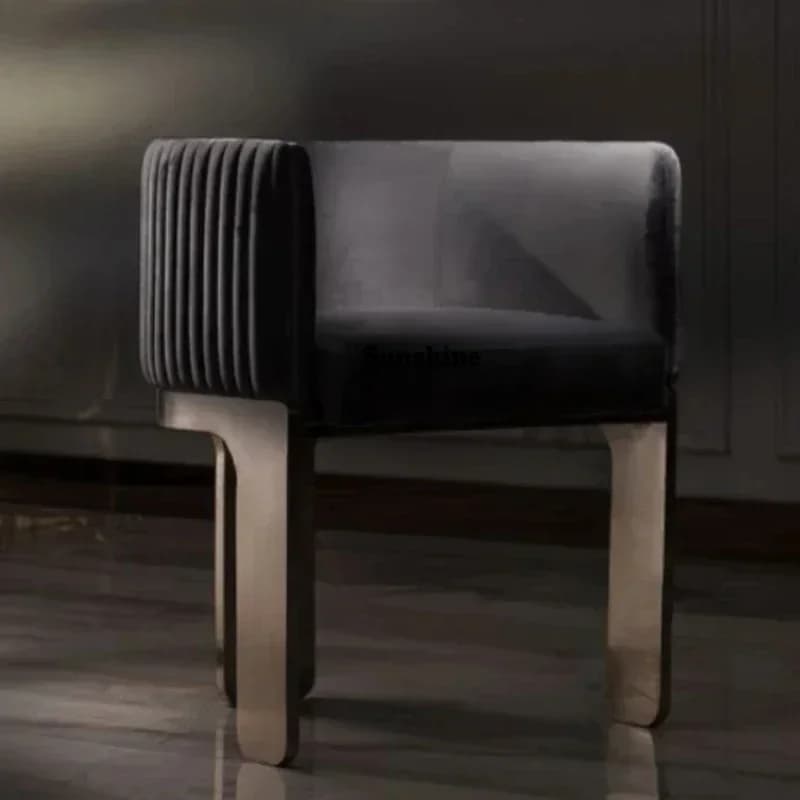 Transparent Chair Soft Chairs  Kitchen Modern Luxury Hotel Relaxing Foldable Nordic  Armchair Silla Comedor Acrylic