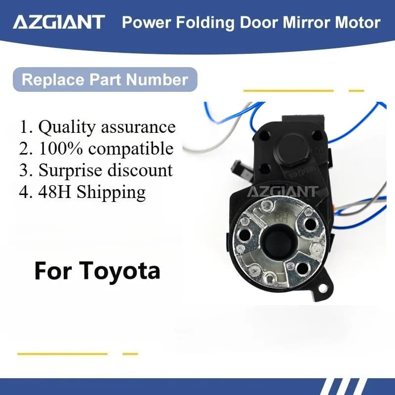 For Toyota Previa ACR50 MK3/Sienna MK3/Super Grandia/Tacoma/Tundra MK2 SIDE WING MIRROR FOLDING MOTOR module Motor assembly