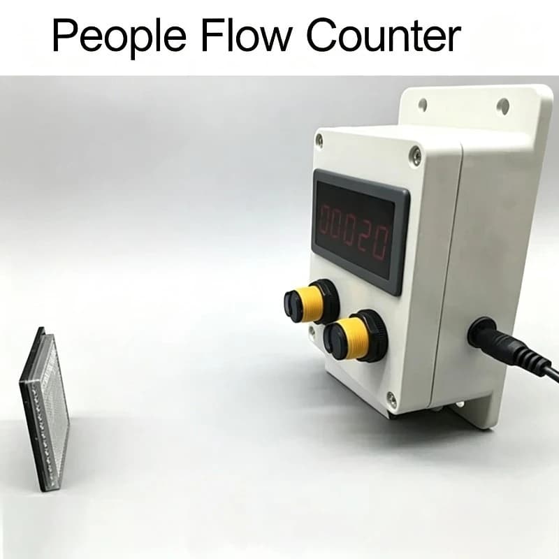Passenger Flow Counter Traffic Automatic Induction Counting Store and Supermarket Number of People Entering and Exiting Count