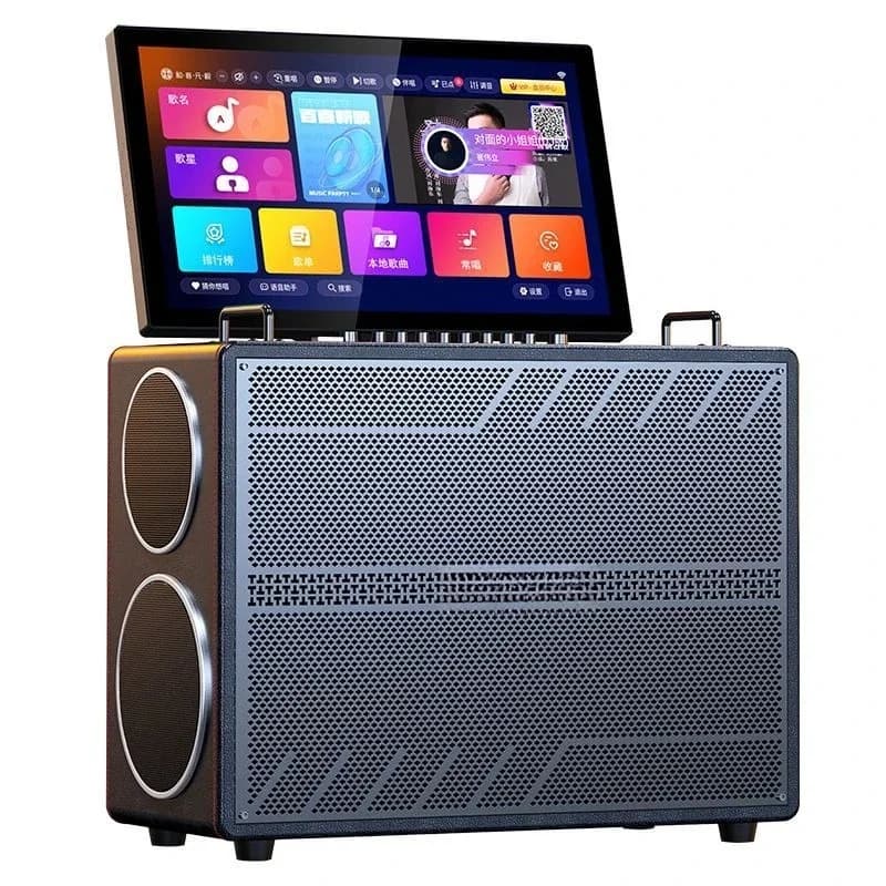 KTV audio set E97 square dance speaker display outdoor karaoke jukebox