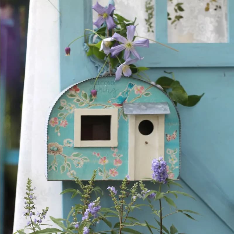Creative Garden Pendant Ornament Courtyard Bird House Ornaments Home Accessories Home Decor Фигуры Для Сада И Дачи Nordic