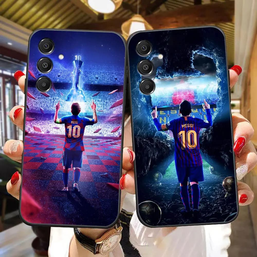 Soccer Football M-Messi 10 Cover Phone Case For Samsung A07 A06 A05S A04 A03S A10 A12 A13 A24 A30 A50 NOTE 10 20 M33 M53 Capa