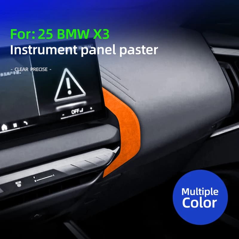 For BMW X3 G45 G48（2025-）Dashboard Panel Instrument Trim Sticker Car Interior Performance Tuning Accessories