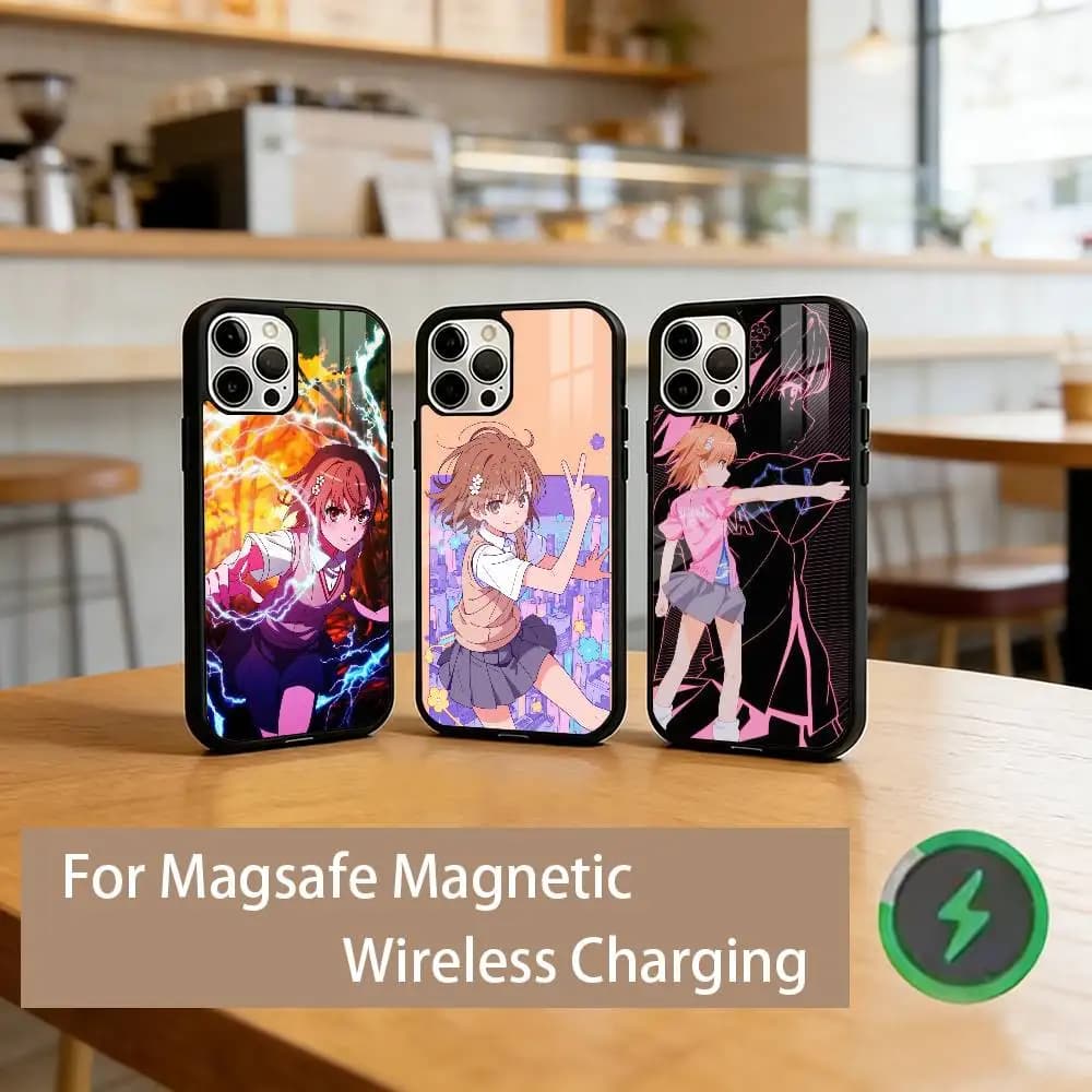 M-Mikoto M-Misaka  Phone Case For iPhone17,16,15,14,13,12,11 Plus,Pro Magnetic For Magsafe Wireless Charging