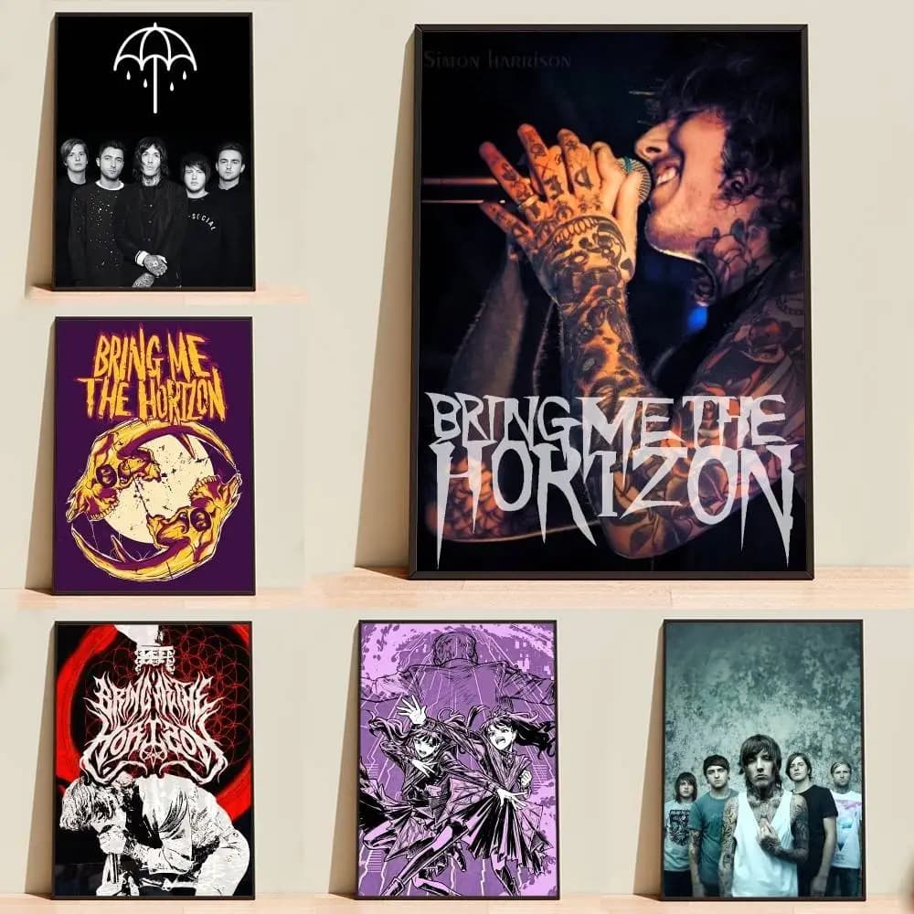 Oliver Sykes Bring Me The Horizon Poster Wall Art Print Decorative Mural Home Decor Gift Unframed Customizable