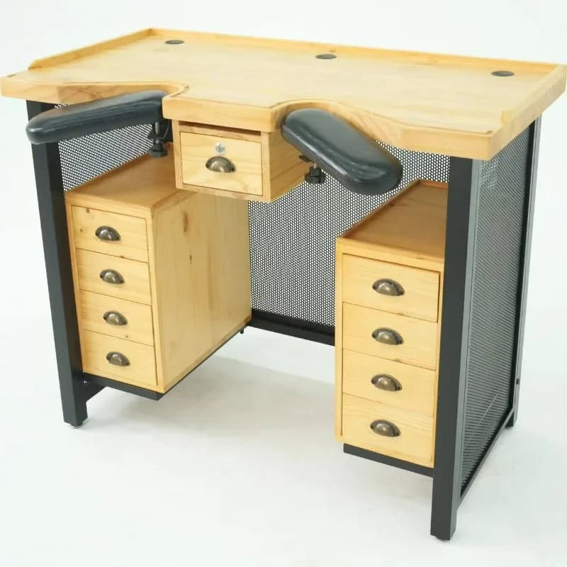 Watch repair tools, repair tables, pine watch repair tables