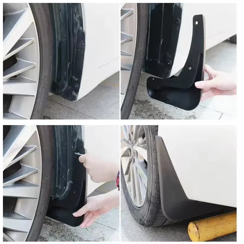 For Geely Cool 2022 4PCS Mud Flaps Splash Guards Front Rear Wheel Fender Mudguards Car Exterior Protection Accessories