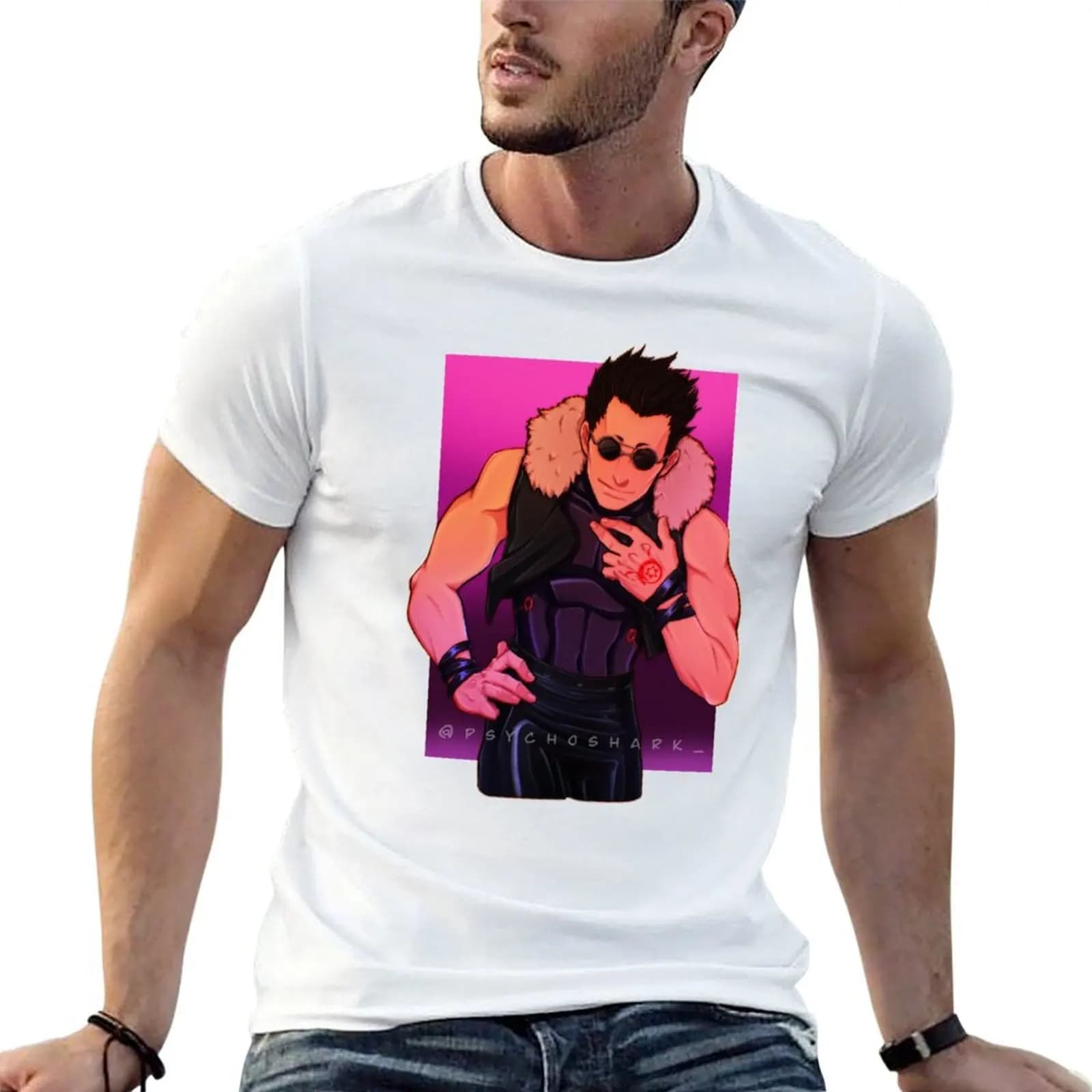 Greed T-Shirt anime aesthetic clothes Men's t shirts