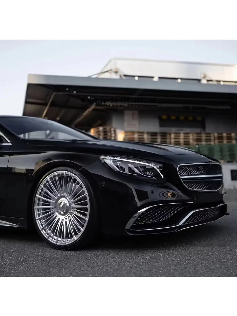 For B-enz S Class Coupe 2014-2020 Facelift to 2020 S65 Coupe AM-G Body Kit High Quality Bumper Car Accessories