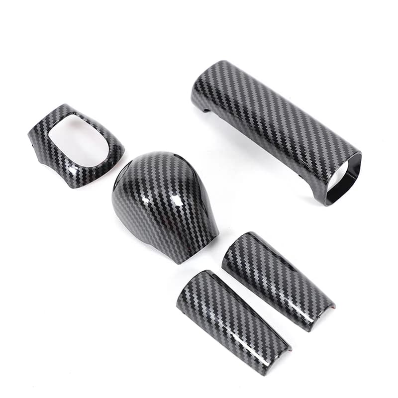 For Smart 453 Fortwo Forfour 16-21 Car Gear Head Cover Gear Handle Handbrake Shell Trim Stickers Interior Car Accessories