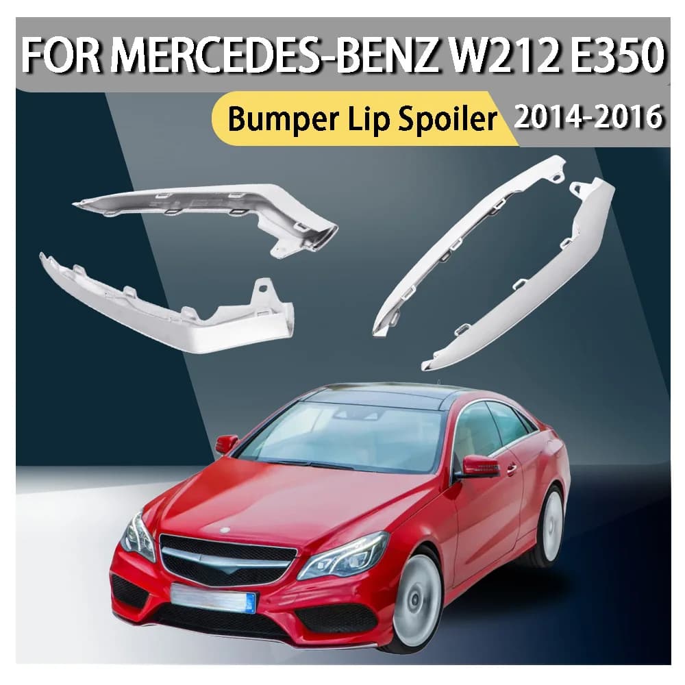 Car Styling Car Upgrade Car Decoration Bumper Lip Spoiler For Mercedes-Benz W212 E350 2014 2015 2016 Cars Accessories