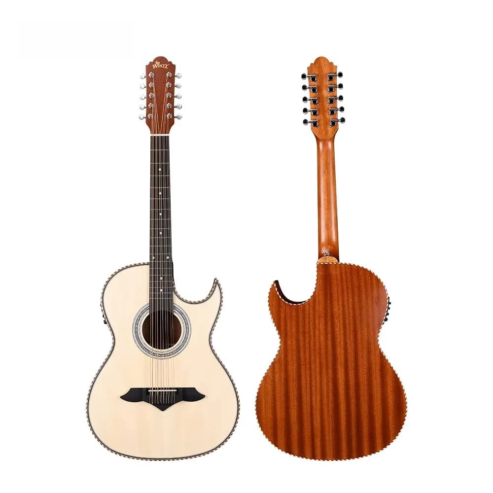MOQ 5pcs AF16CE-10 Wholesale Price Student 10 Strings  41" Bajo quinto Acoustic Guitar