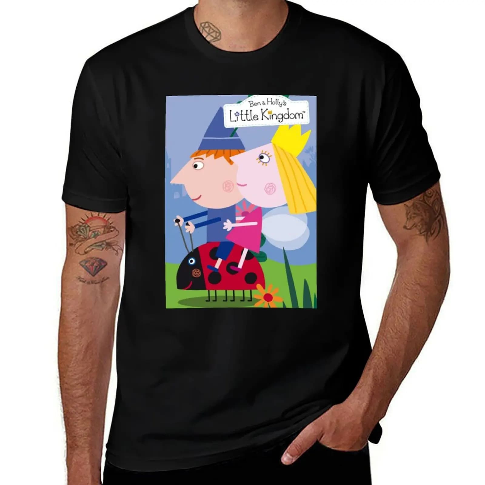 Ben and hollys little kingdom design T-Shirt t shirts with prints t shirt man luxury