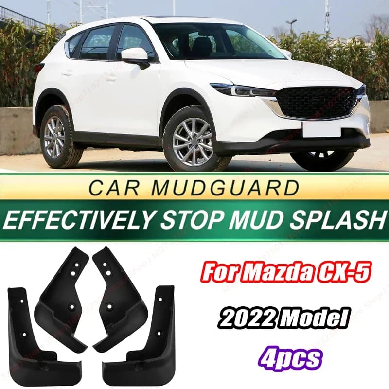 For Mazda CX-5 2022 Model 4PCS Front Rear Mud Flaps Splash Guards Fender Mudguards Auto Accessories