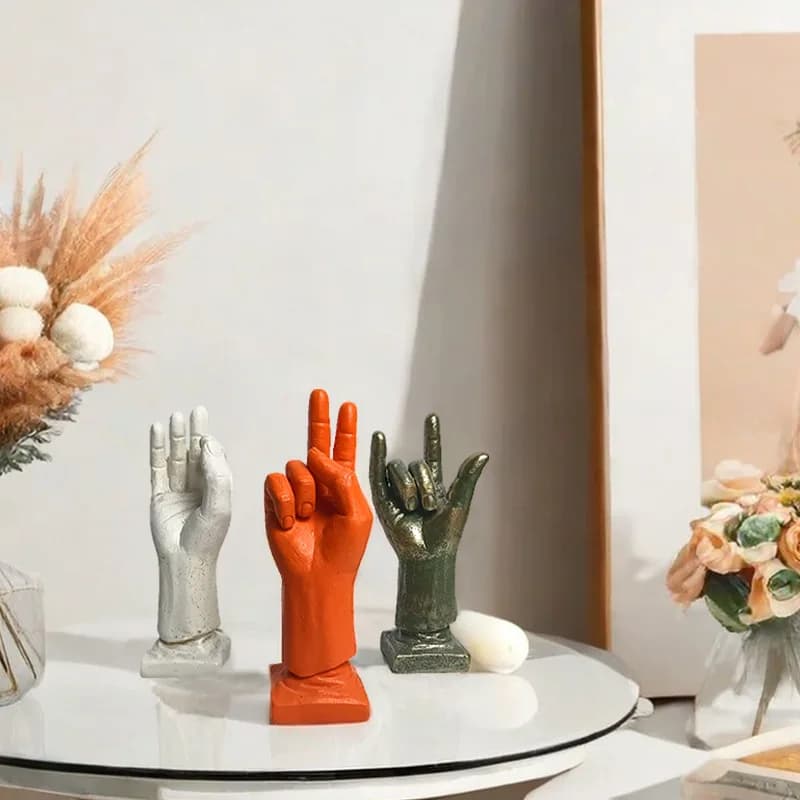 Creative Sculpture Desktop Sculpture Statue Gift Modern Art Decoration Living Room Study Home Decoration, Aesthetic Decoration