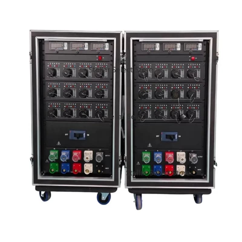 SX 72 Way Audio Distro Sound Professional Electrical Power Distribution Equipment 3 Phase Outdoor Electrical Distribution Box