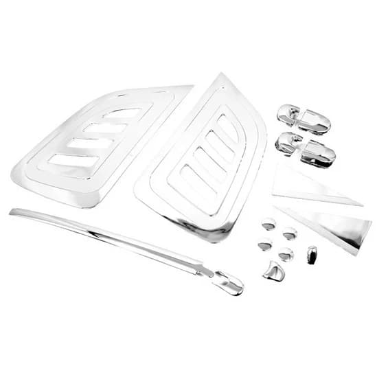 Chrome Window Pillar Trim Kit For Hyundai Tucson 05-09 Rear Wiper Arm Cover Styling Decoration Set