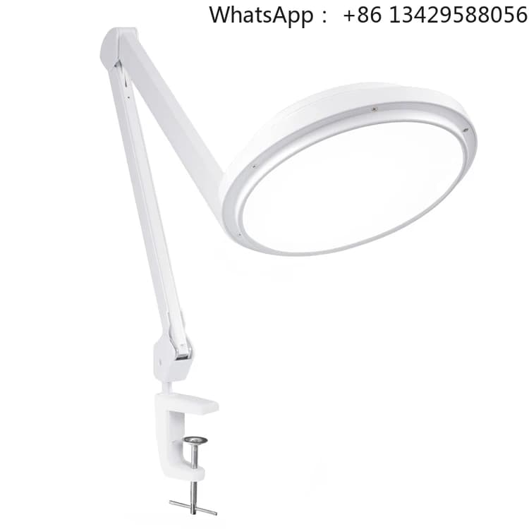 LED Beauty Salon Lamp Office Desk Light for Brightness Computer Light Dimmable Led Desk Light  Metal Swing Arm Table Lamp