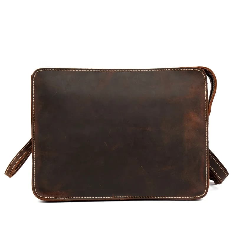 High quality luxury leather bag men's shoulder bag